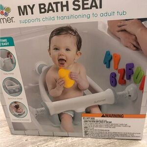 Summer Infant White Bath Seat 
Brand New never used